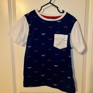 Boys Distortion Trademark Short Sleeve Shirt Size 6